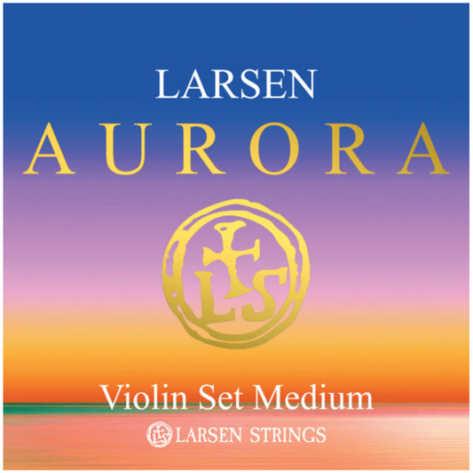 Larsen Aurora violin string set MEDIUM 4/4 Made in Denmark