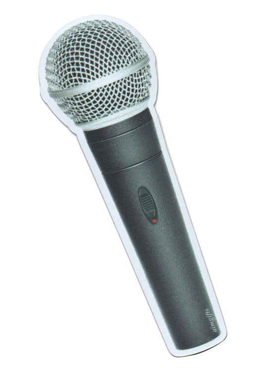 AIM gifts brand music singers microphone die cut fridge magnet