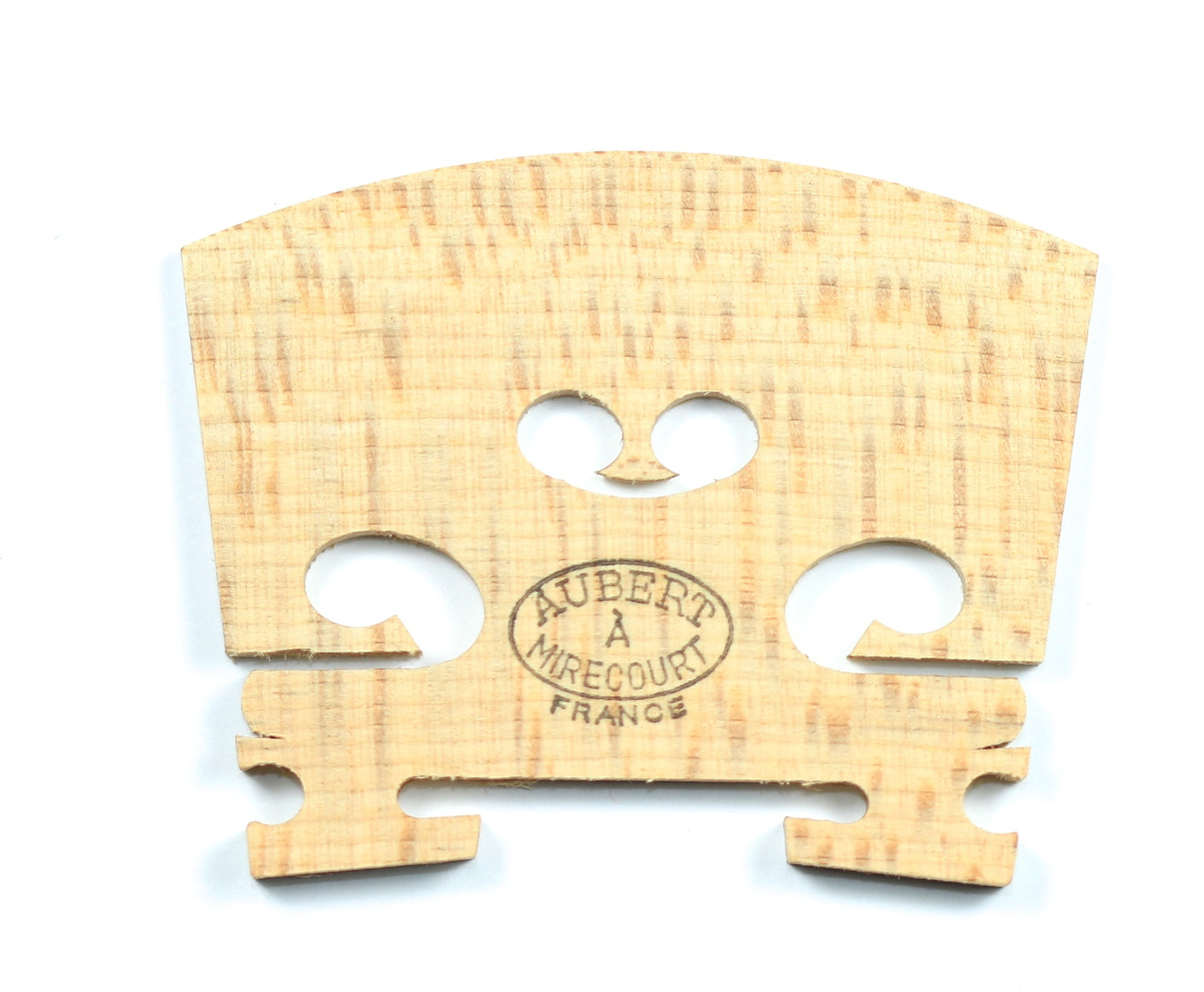 Aubert Mirecourt aged maple uncut violin bridge 41mm 4/4 size Made in France