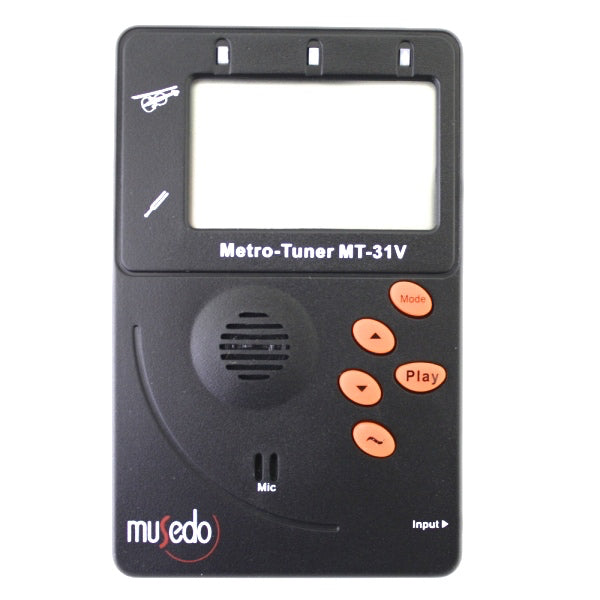 Musedo MT-31V chromatic violin tuner metronome tone generator batteries pickup