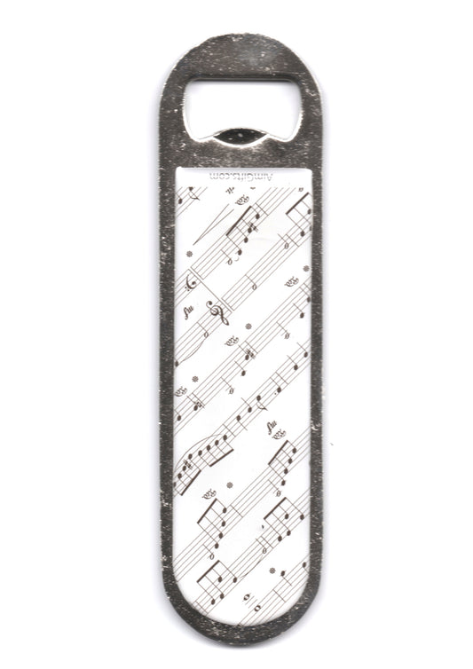 AIM Gifts Brand Music notes design Bottle Opener