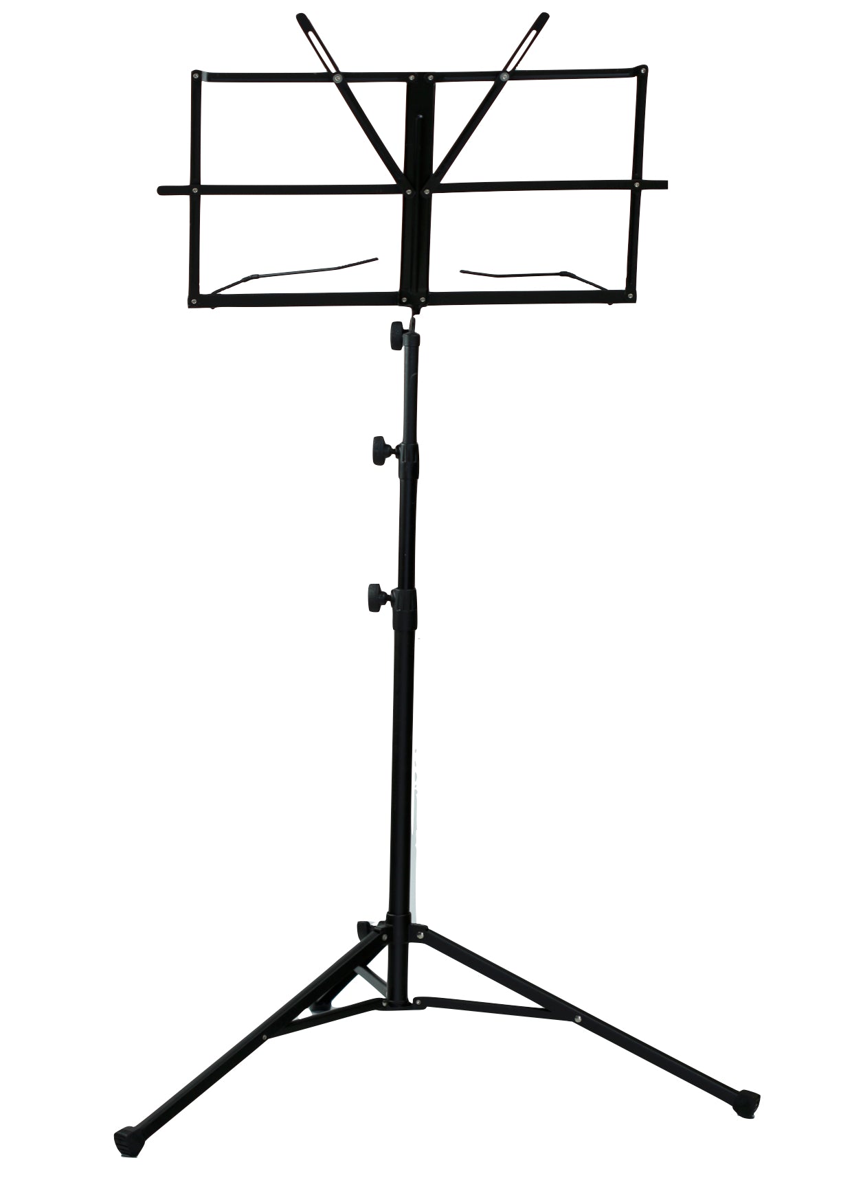 Quality height adjustable music stand with free carry bag