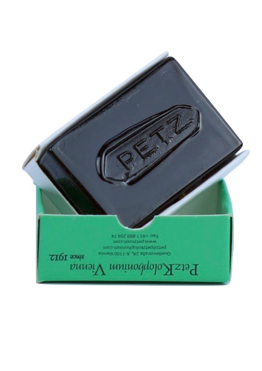 PETZ Natural DARK violin rosin for horsehair or synthetic bows Made in AUSTRIA