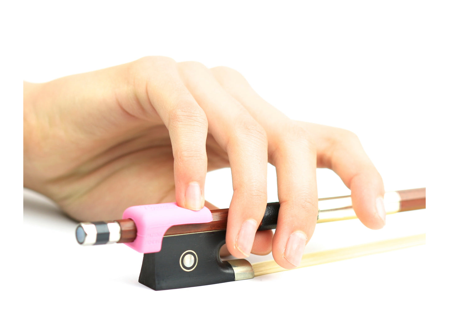 Pinky Hold Pink bow holding aid assists with proper hand posture violin/viola