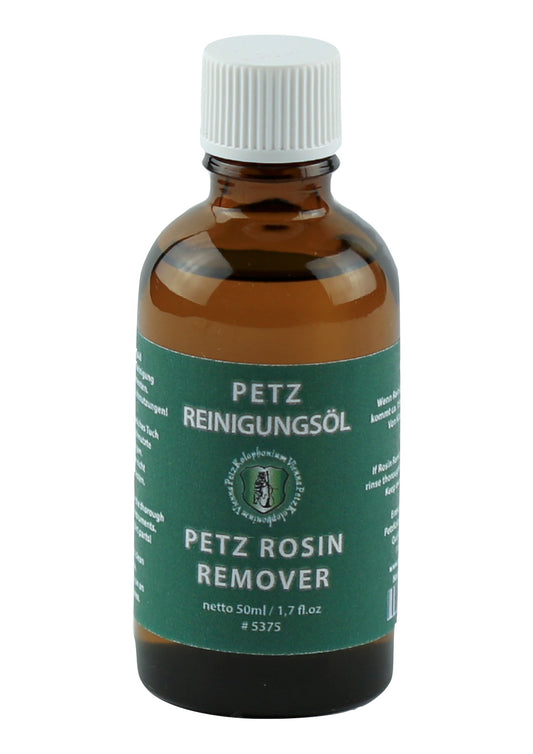 Petz violin viola cello & double bass rosin remover 50ml Made in Austria