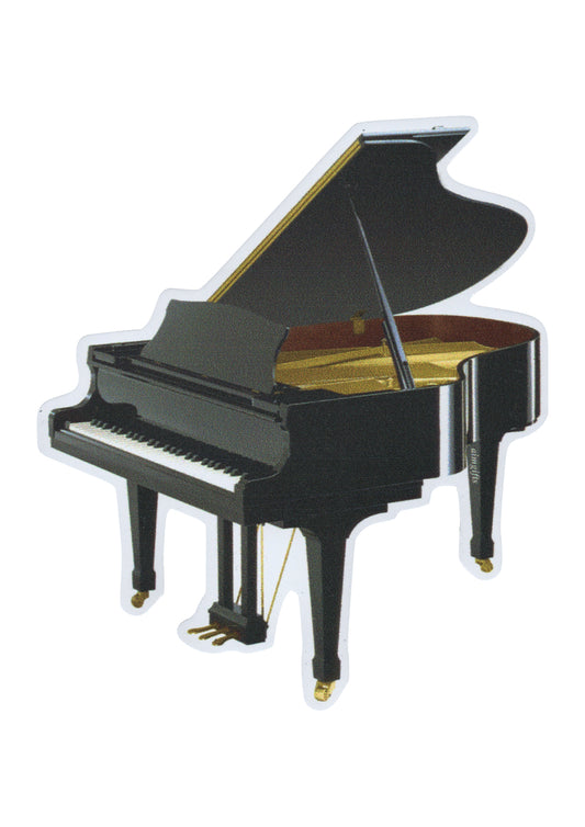 Aim gifts brand music grand piano die cut fridge magnet