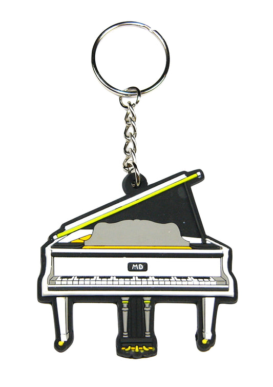MD brand detailed white music piano keyring quality materials