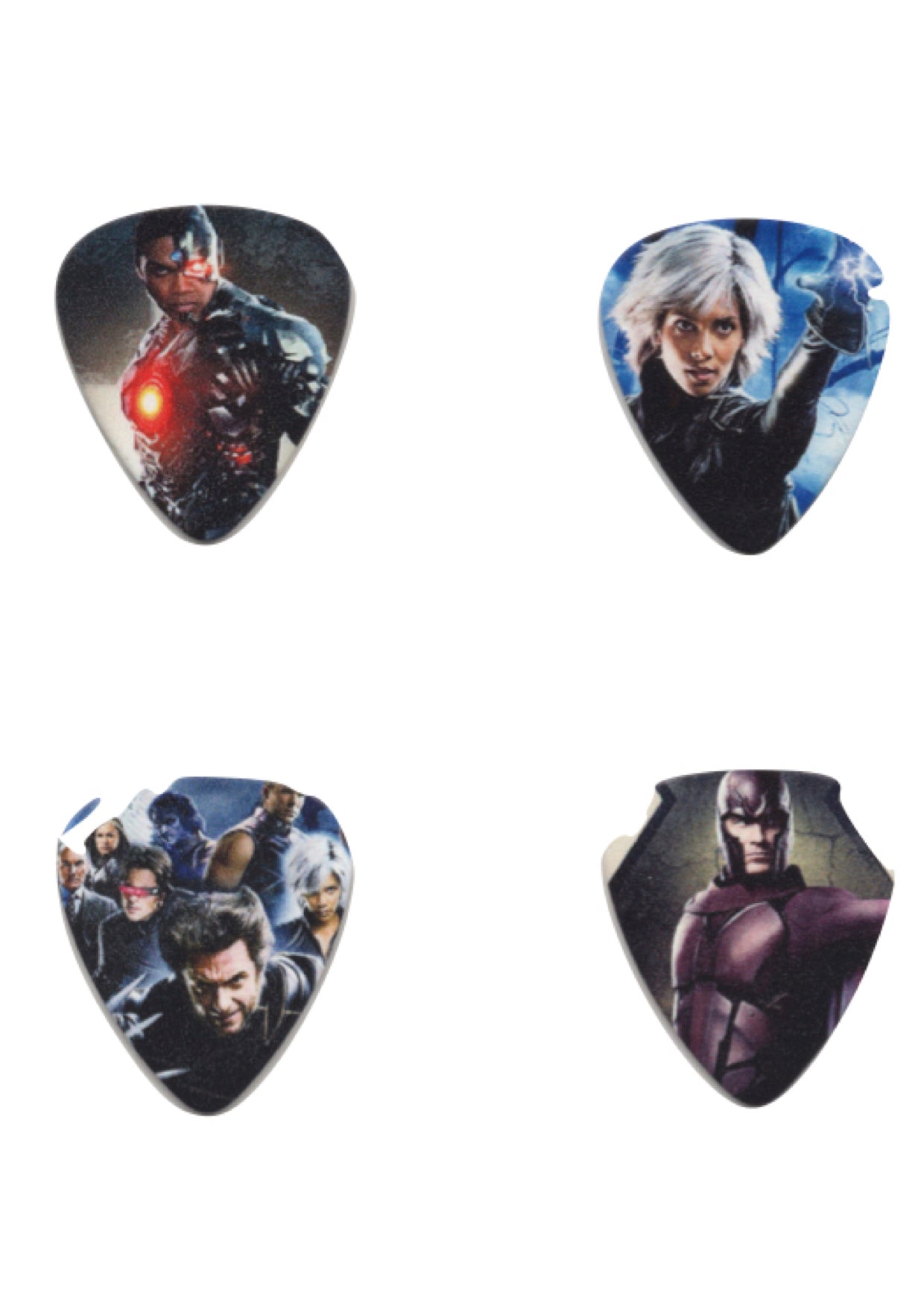 20 pack Cheerhas brand super hero themed nylon guitar picks plectrums