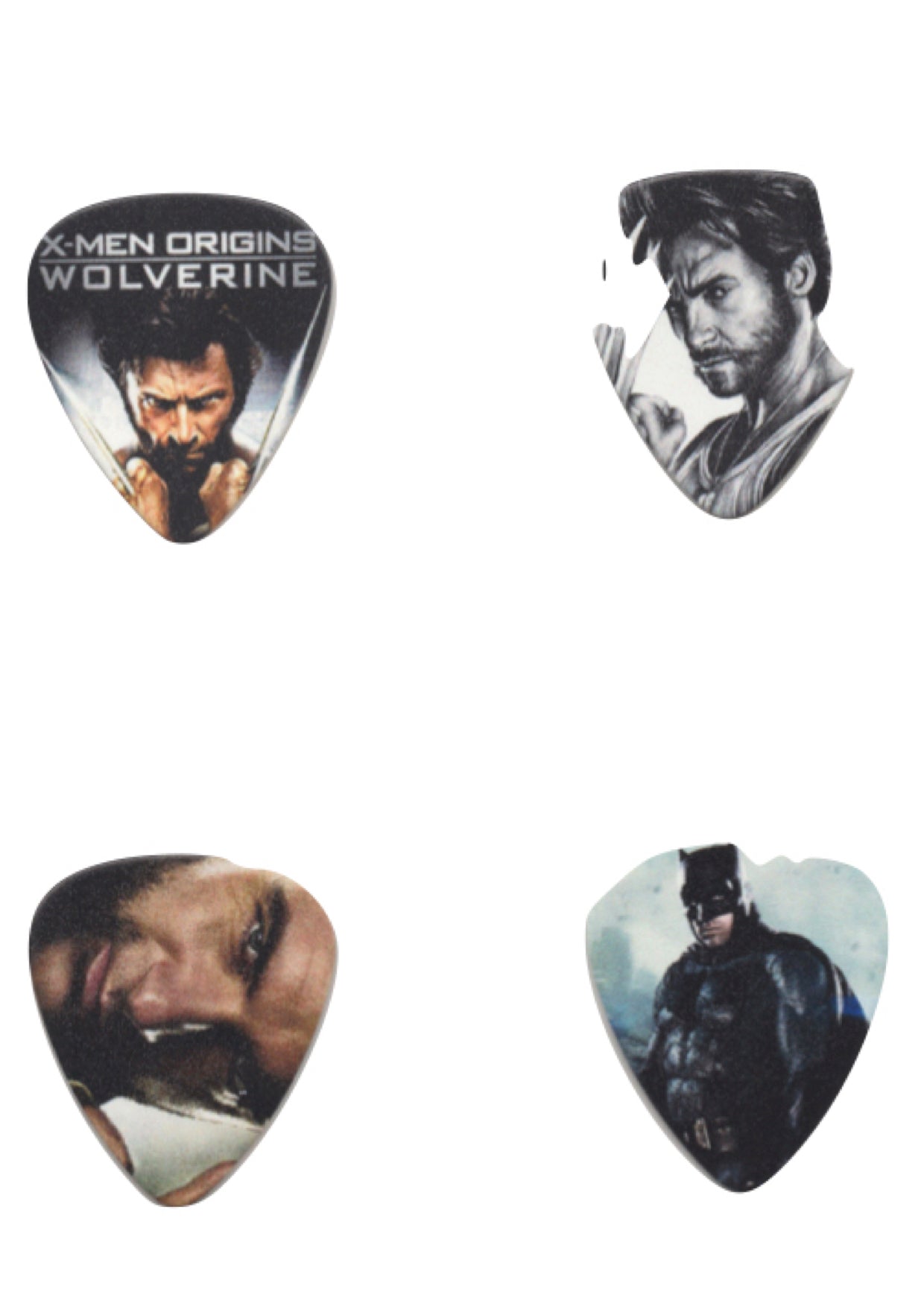 20 pack Cheerhas brand super hero themed nylon guitar picks plectrums