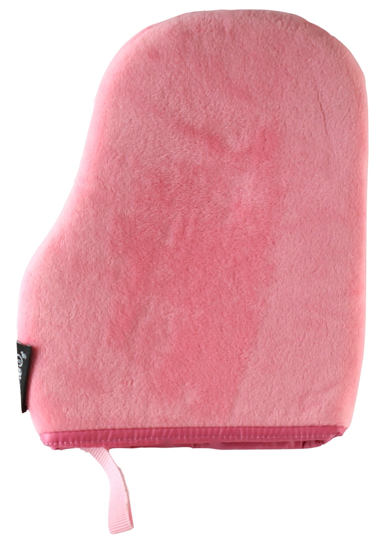 Super soft pink velour fluffy piano cleaning polishing mitten glove