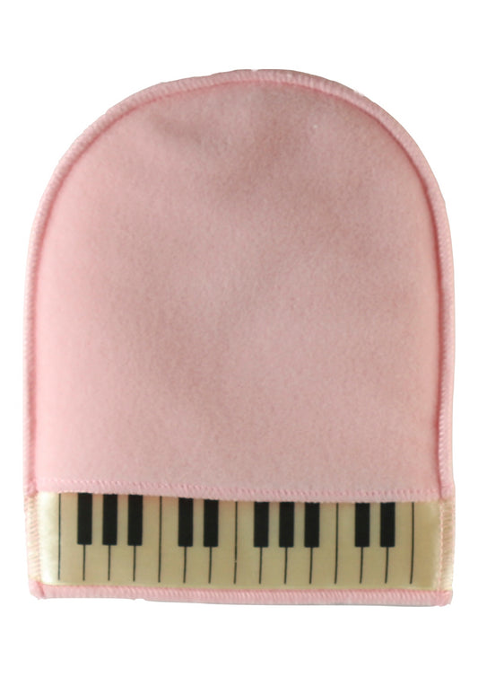 Super soft cotton piano cleaning polishing mitten cloth pink colour