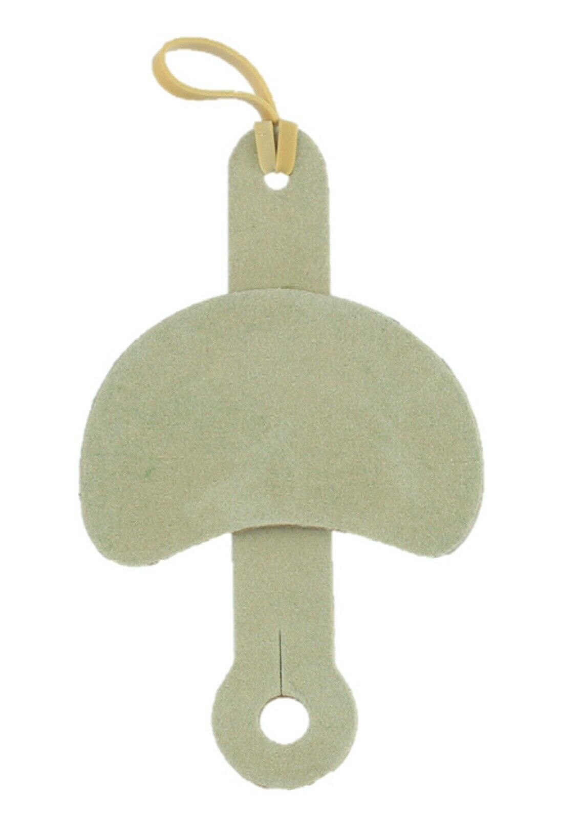 Poehland kidney shaped Model C green velour violin shoulder pad 3/4 - 4/4 Size