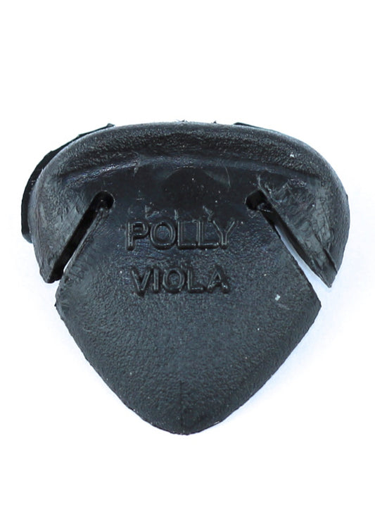 Black soft rubber Polly Mute for viola all sizes warm sound