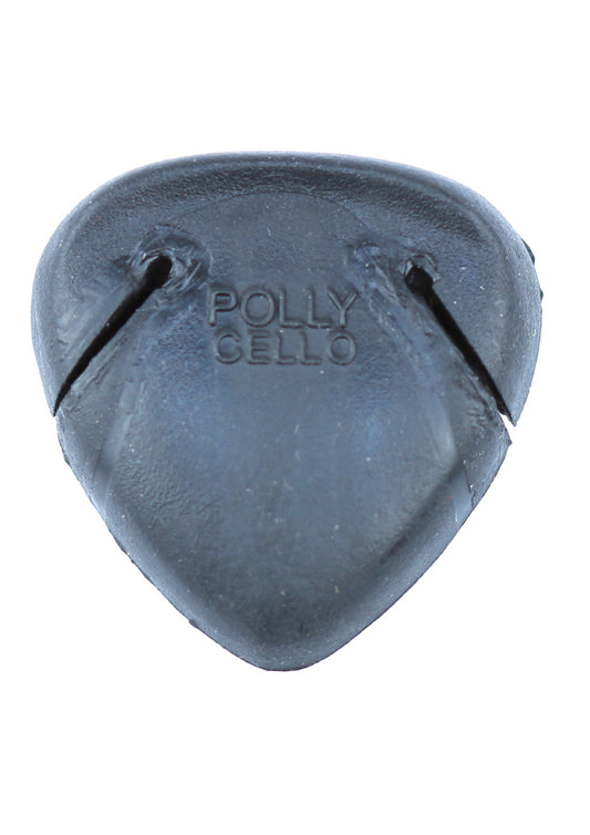 Black soft rubber Polly Mute for 3/4 - 4/4 cello warm sound