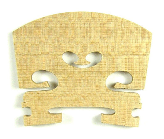 Premium grade uncut violin bridge blank made of selected aged maple 4/4 size