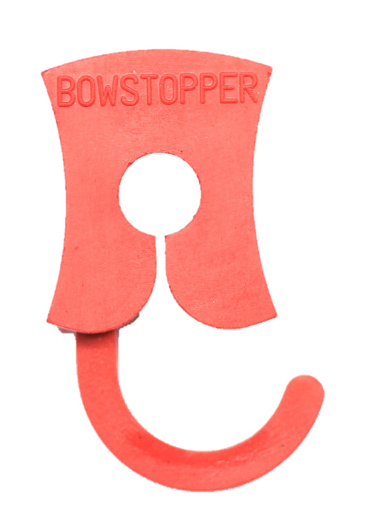 Red bowstopper violin viola bow division aid fits all bow sizes USA made