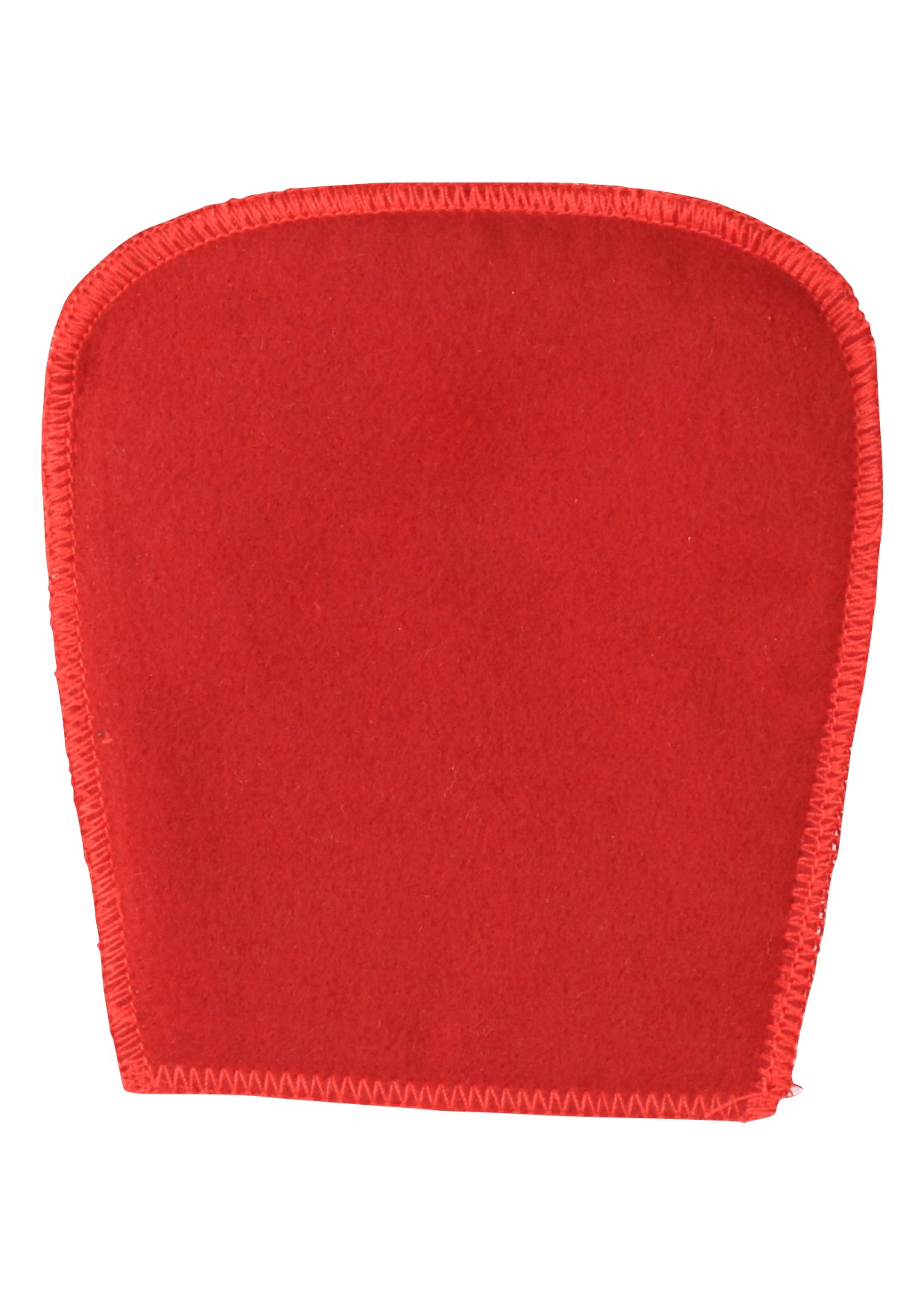 Super soft red cotton piano cleaning/polishing mitten pad cloth