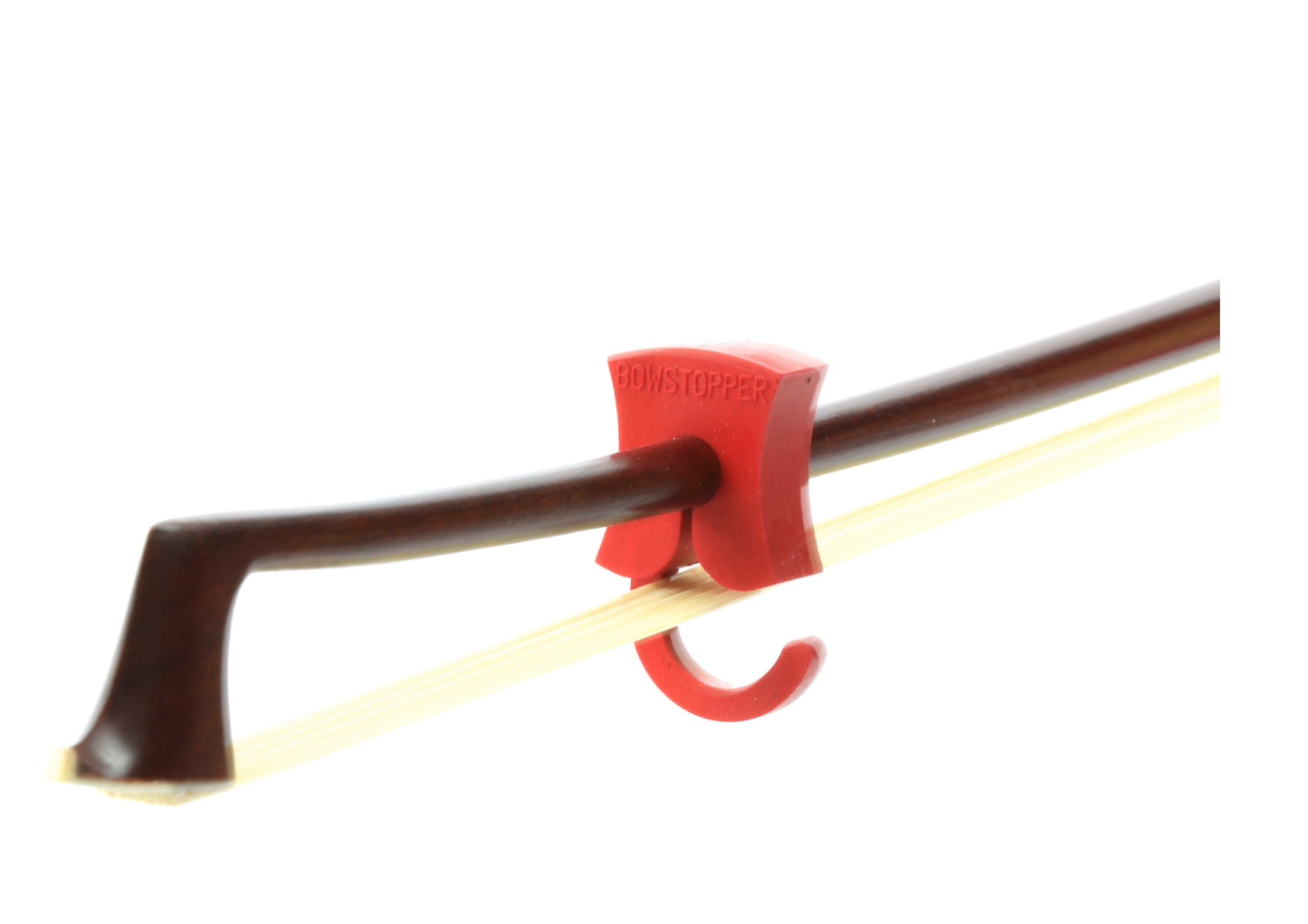 Red bowstopper violin viola bow division aid fits all bow sizes USA made