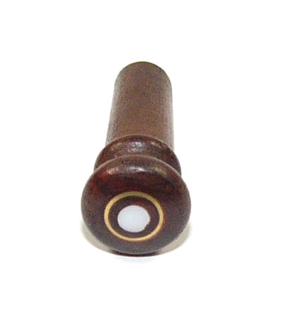 1/2 size rosewood violin end pin button stud mother of pearl Parisian eye