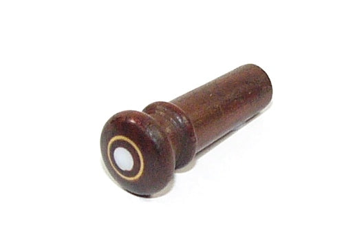 1/2 size rosewood violin end pin button stud mother of pearl Parisian eye
