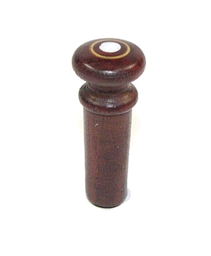 1/2 size rosewood violin end pin button stud mother of pearl Parisian eye