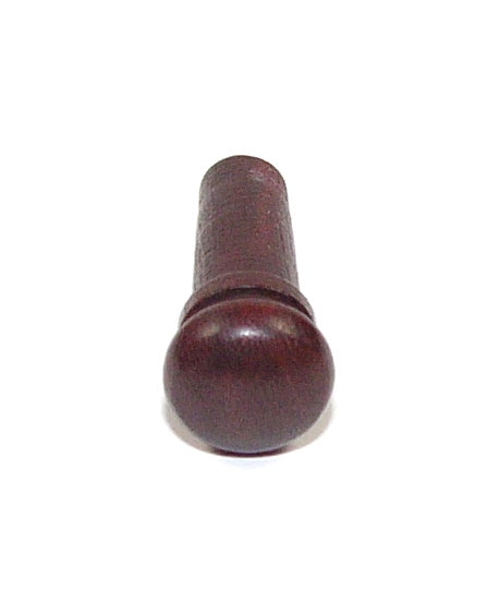 1/10 size rosewood violin end pin button stud mother of pearl inlay