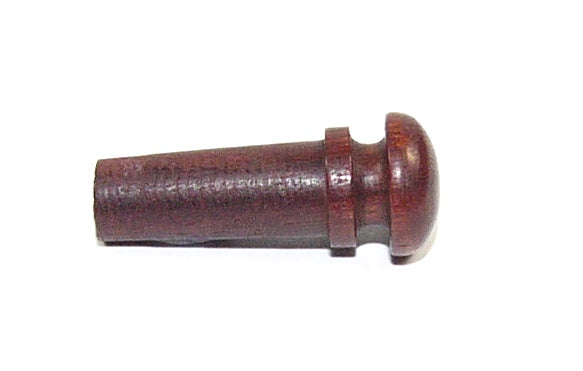 1/10 size rosewood violin end pin button stud mother of pearl inlay