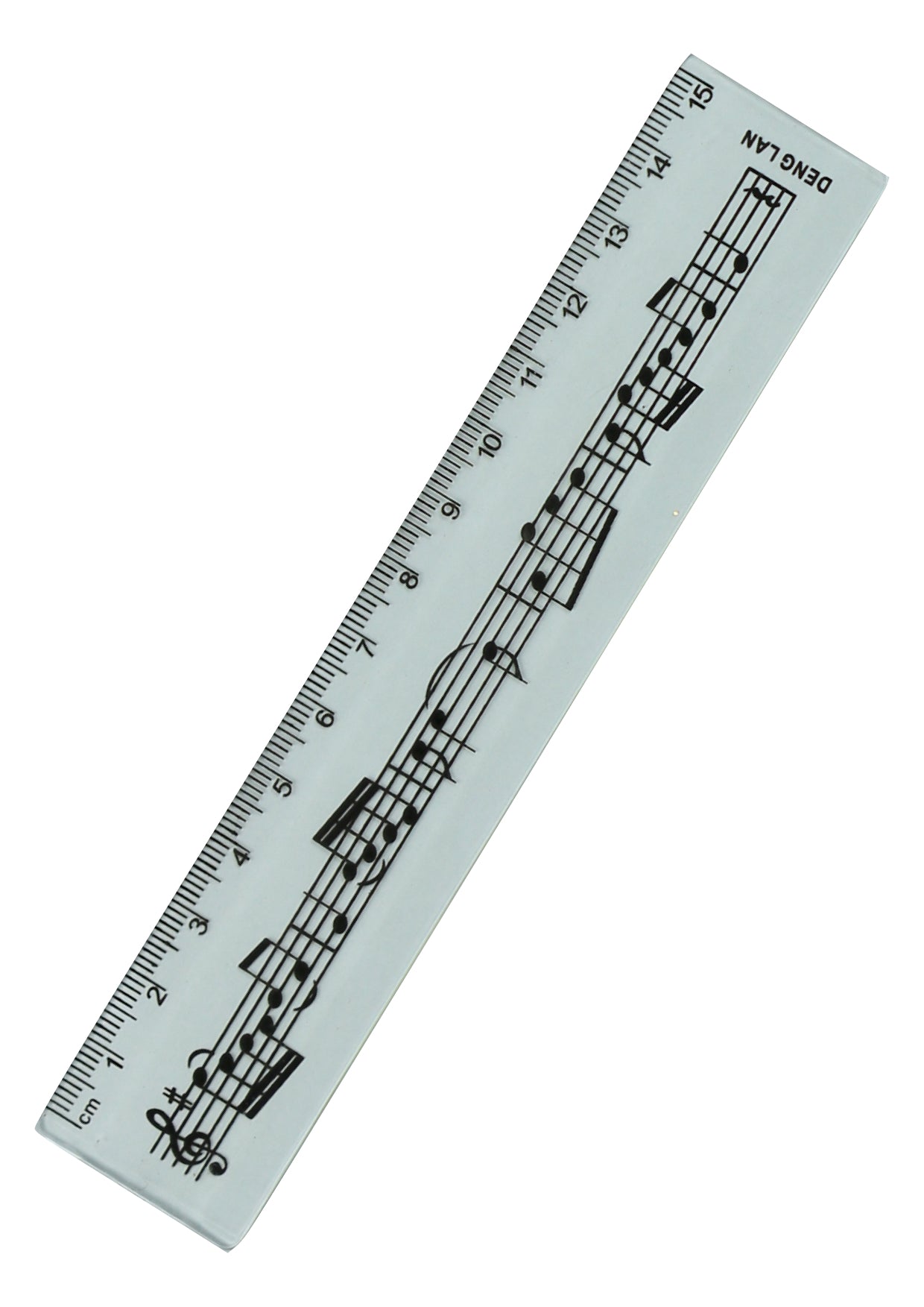 5 piece musical stationery pack- pencil case sharpener eraser ruler & pencil