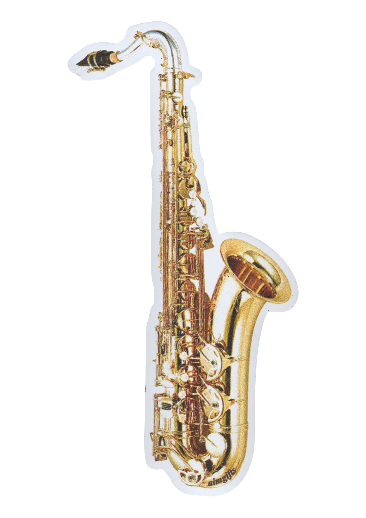 AIM gifts brand music saxophone die cut fridge magnet
