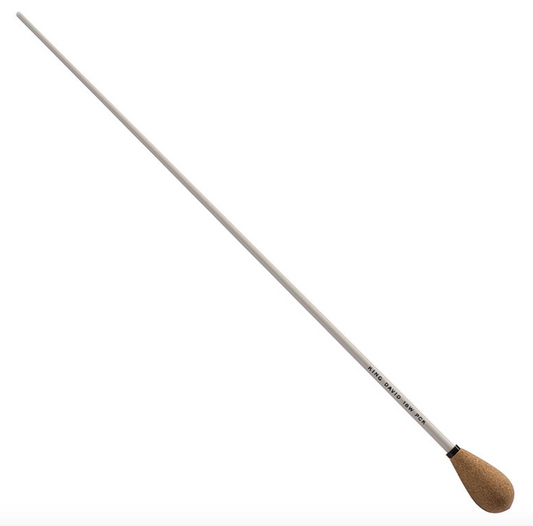 King David 16” (40.5cm) birch wood conductors baton rounded cork handle 16WPCK
