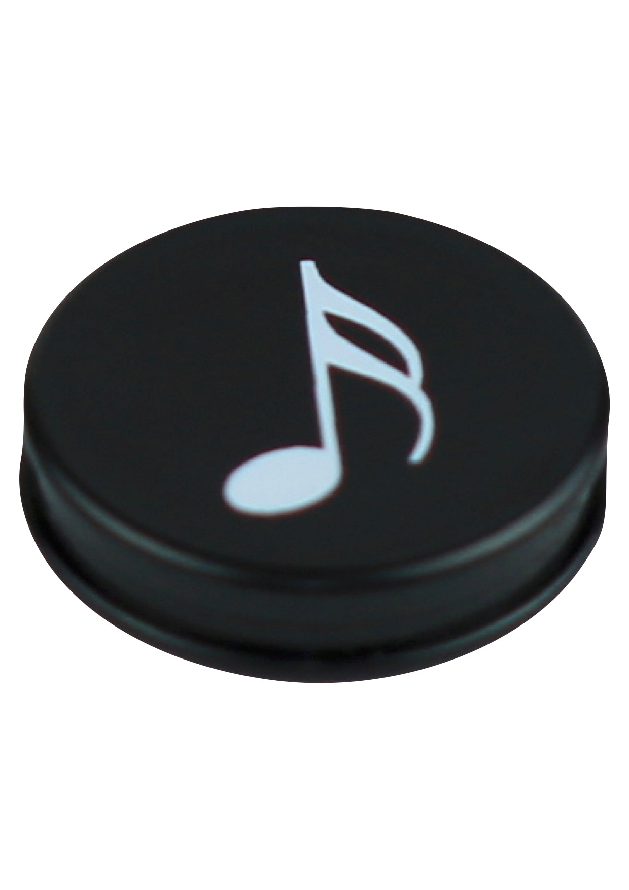 Music themed black round fridge whiteboard magnets 6 pack