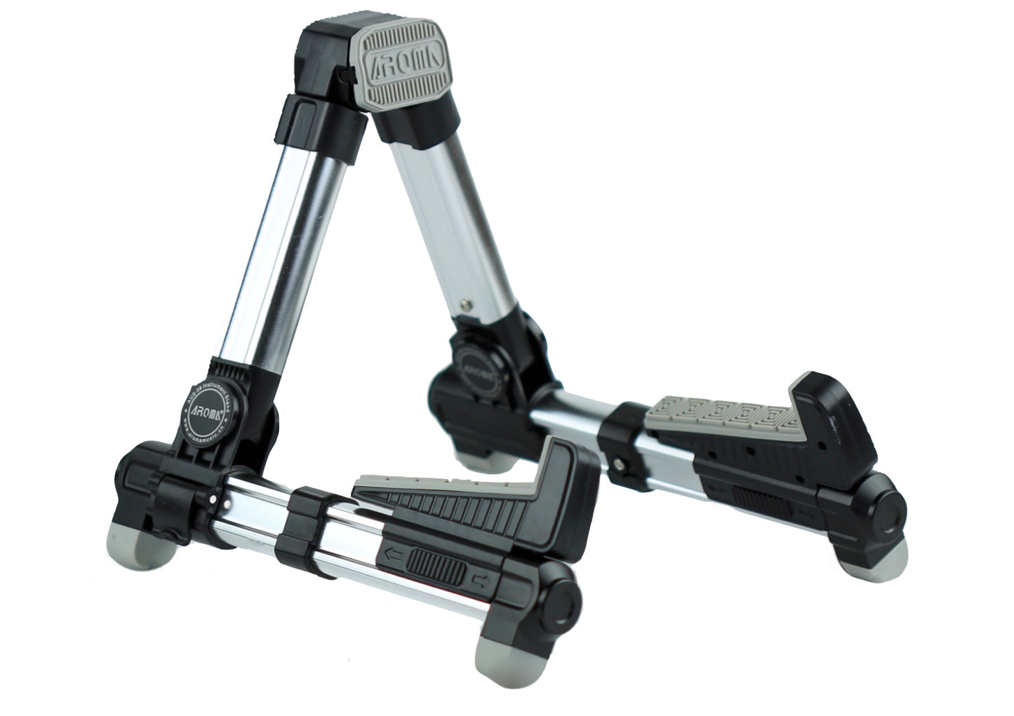 Silver AROMA brand AUS-08 violin viola ukulele display stand