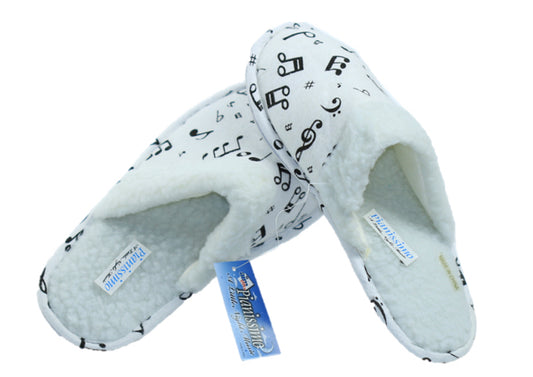 AIM Gifts Brand Slippers Music Theme Extra Large