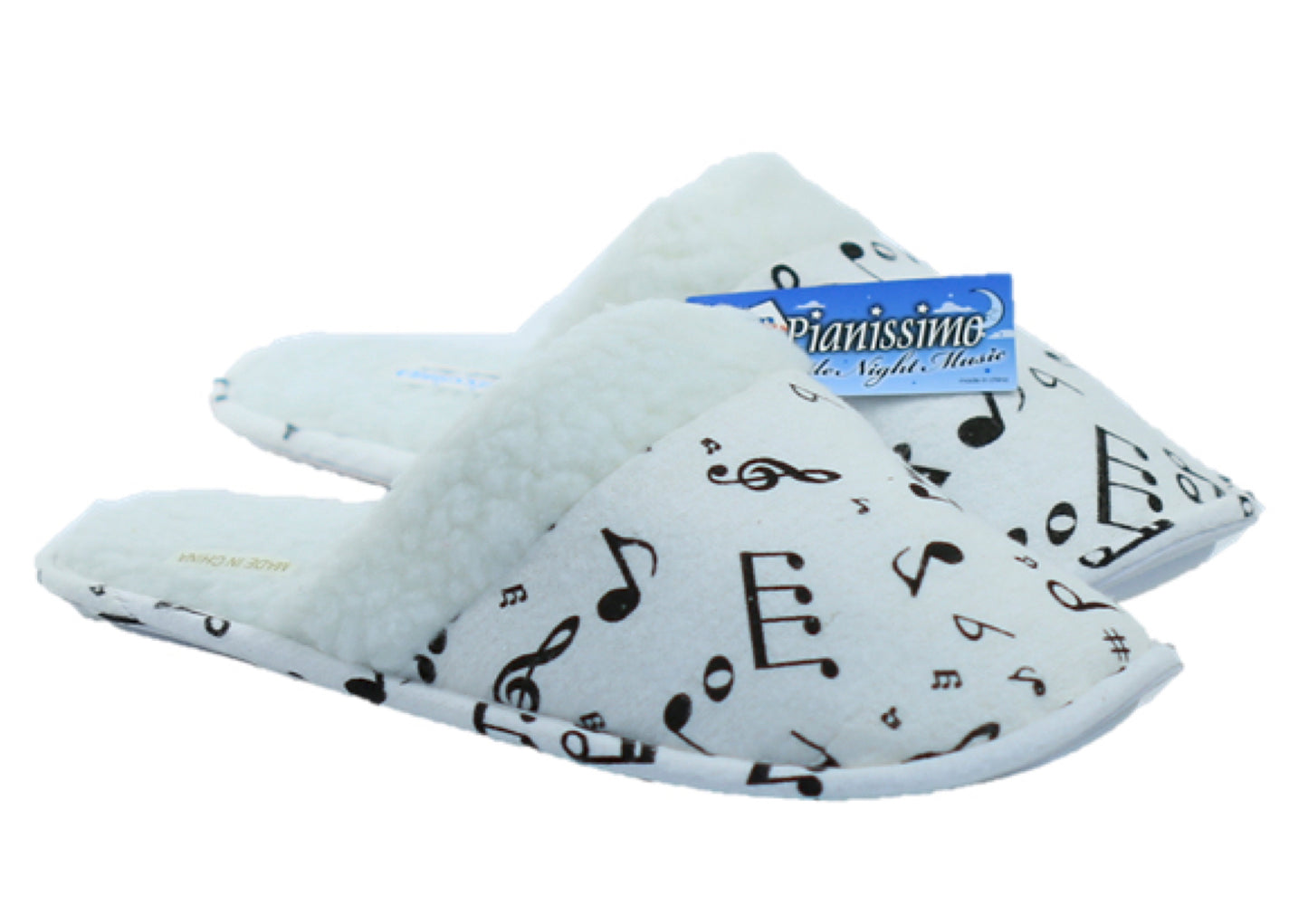 AIM Gifts brand Slippers Music Theme Large