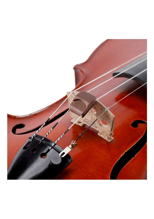 SPECTOR Violin Mute BRONZE 4/4 - 3/4 Size easy install/usage