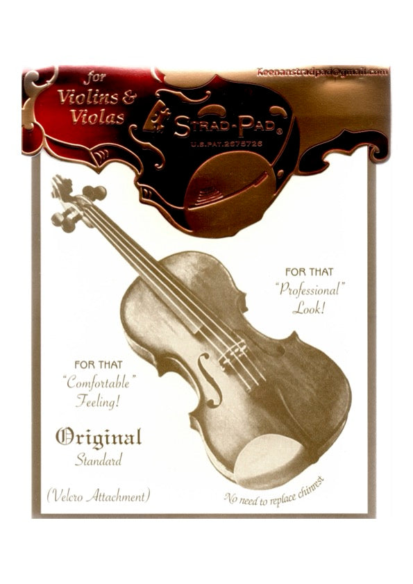 Original STANDARD 4/4 Strad-Pad violin chin rest padding adhesive attachment