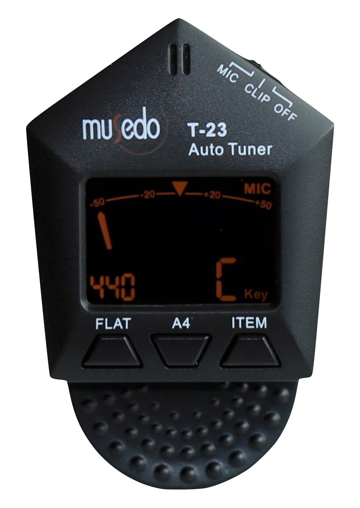 Musedo pentagon clip on tuner model T-23 chromatic Violin Guitar Bass Uke