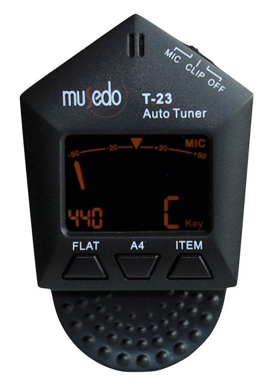 Musedo pentagon clip on tuner model T-23 chromatic Violin Guitar Bass Uke