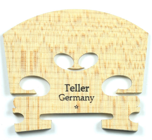 1 star (*) Teller aged maple uncut violin bridge blank 4/4 Size made in Germany