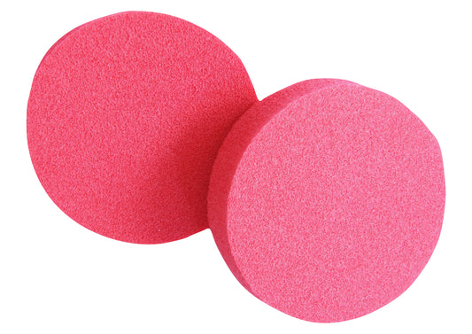 2 thick red round rubber sponge violin viola shoulder rest fits all sizes