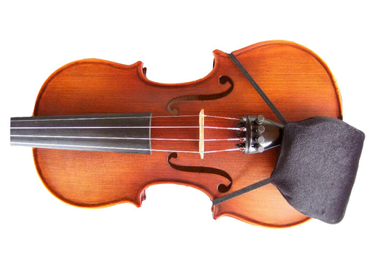 3/4 - 4/4 Large size Tido violin chin shoulder pad soft black velvet cushion