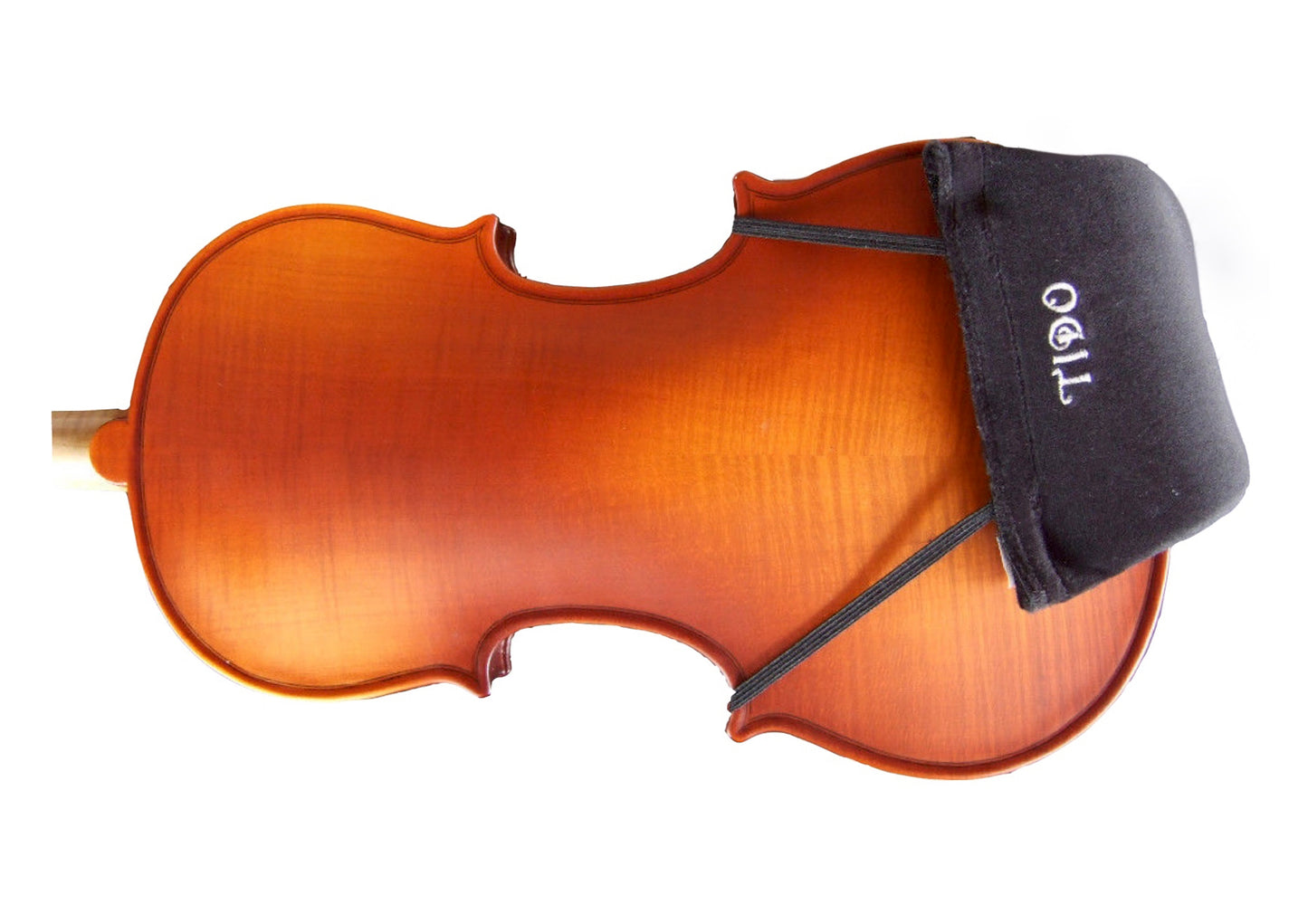 3/4 - 4/4 Large size Tido violin chin shoulder pad soft black velvet cushion