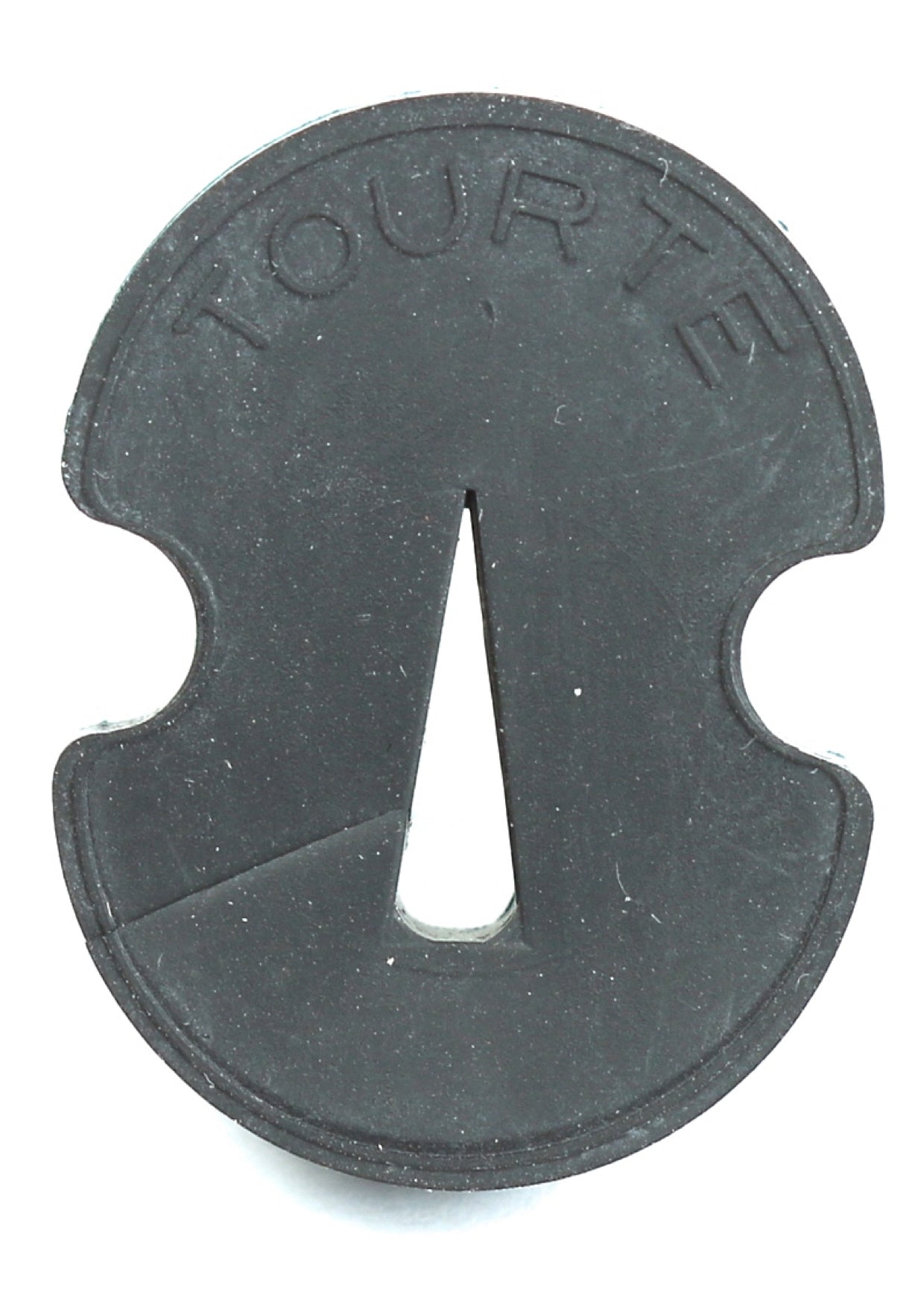 Original tourte single hole black rubber cello violoncello mute 3/4 4/4 Size