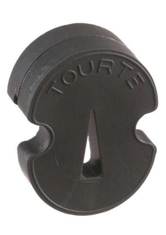 Original tourte single hole black rubber cello violoncello mute 3/4 4/4 Size