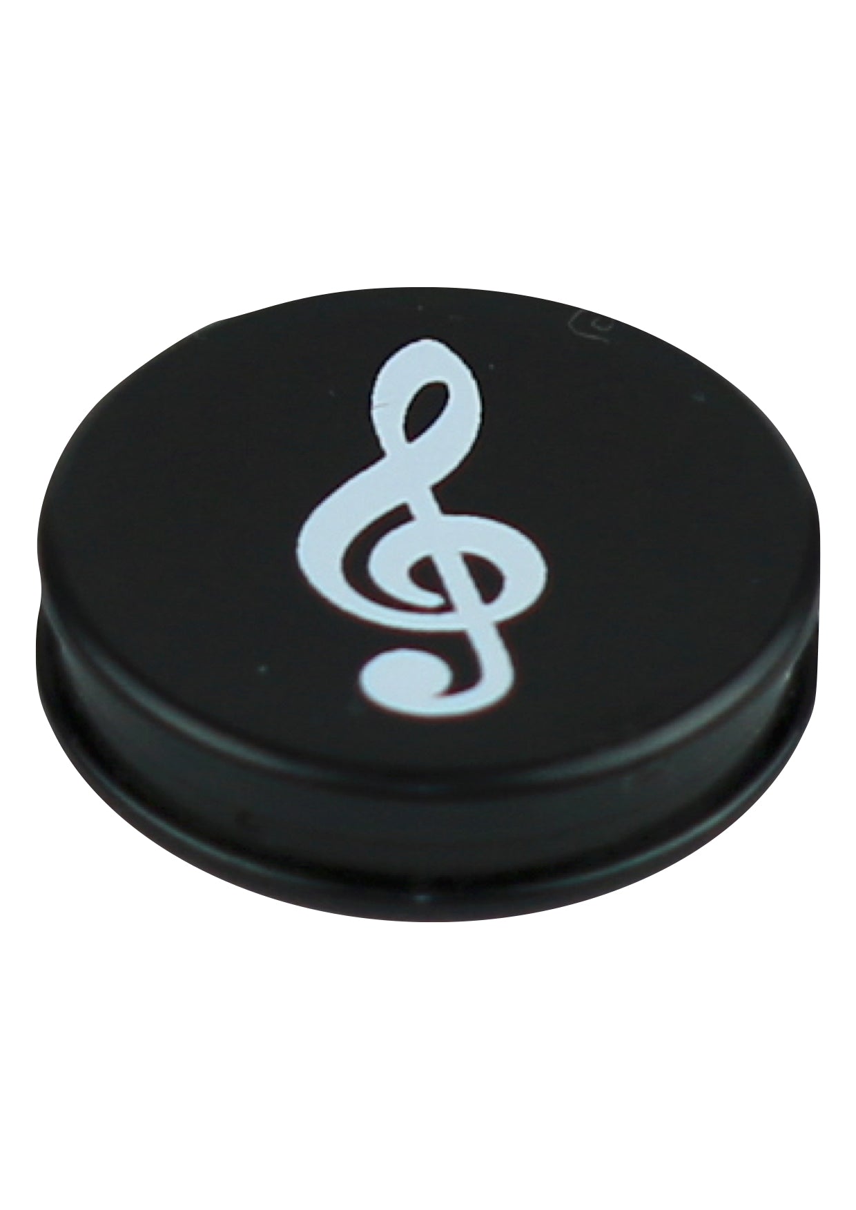Music themed black round fridge whiteboard magnets 6 pack