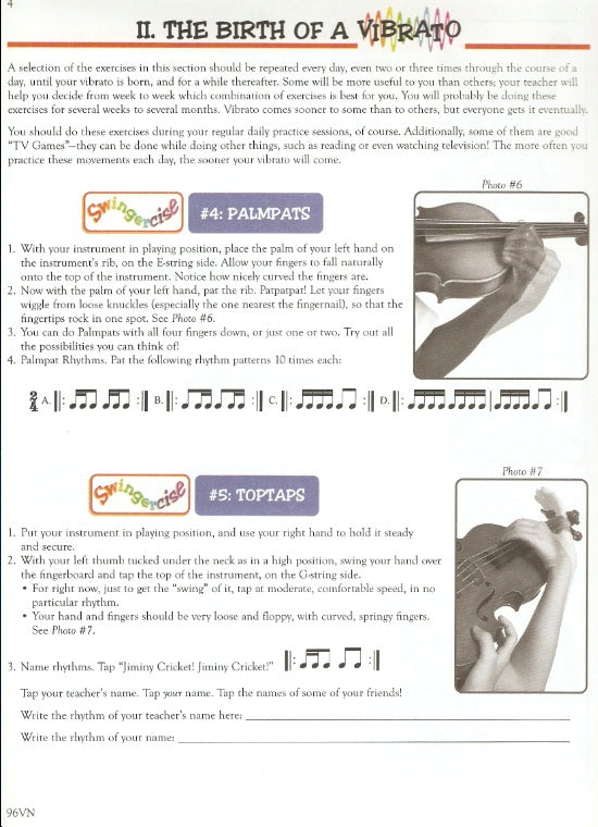 Viva Vibrato for violin by Gerald F.Fischbach & Robert S.Frost - Neil A.Kjos