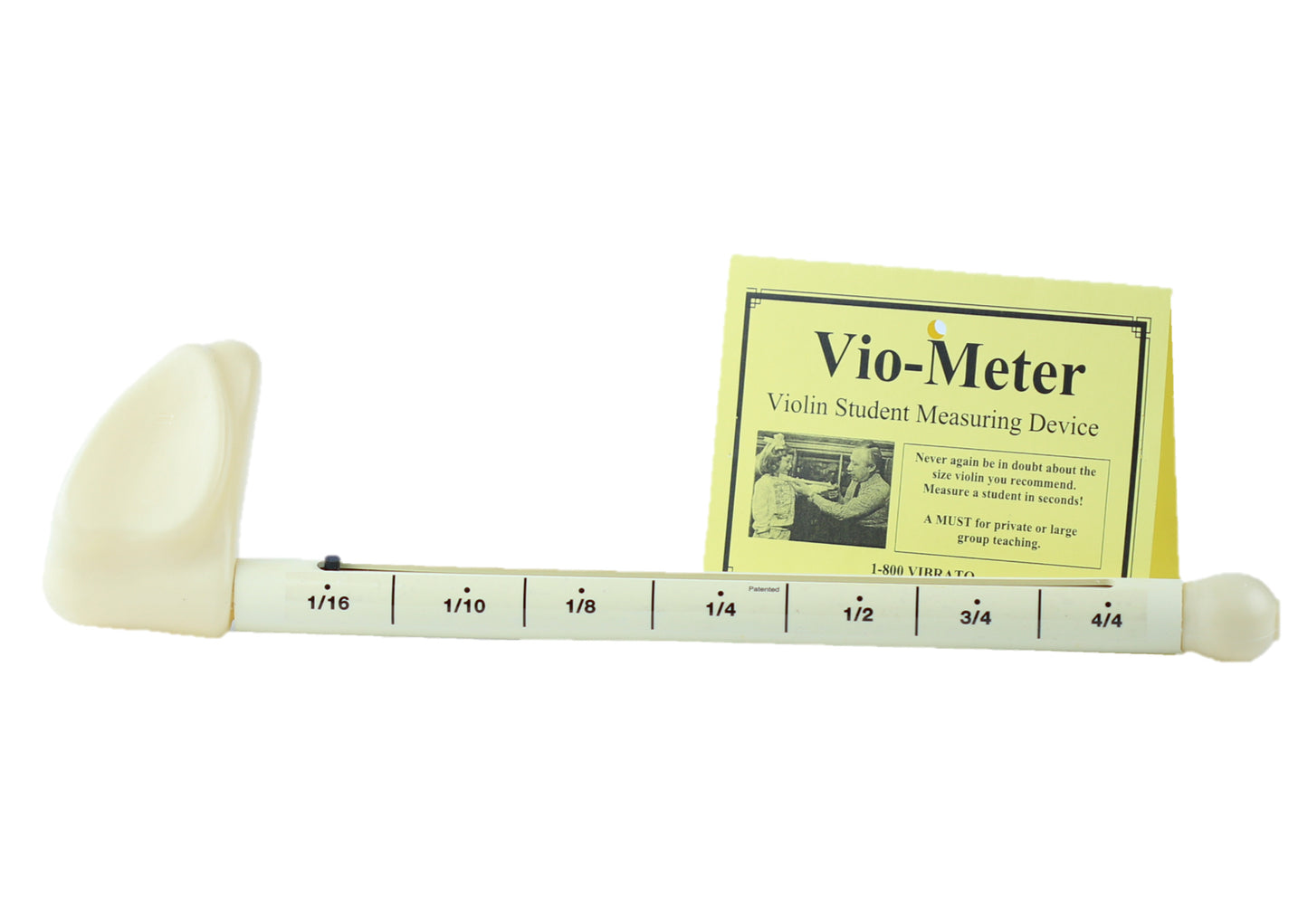 Vio-Meter Violin measuring device to fit students to correct sized instrument