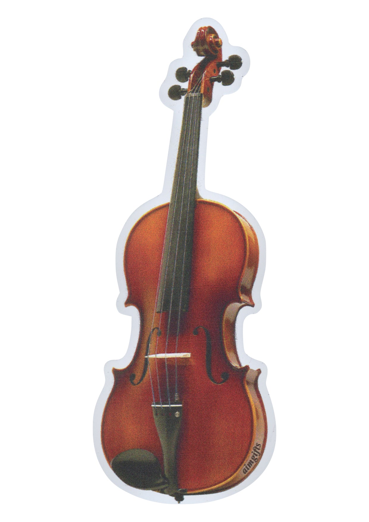 AIM gifts brand music violin viola die cut fridge magnet