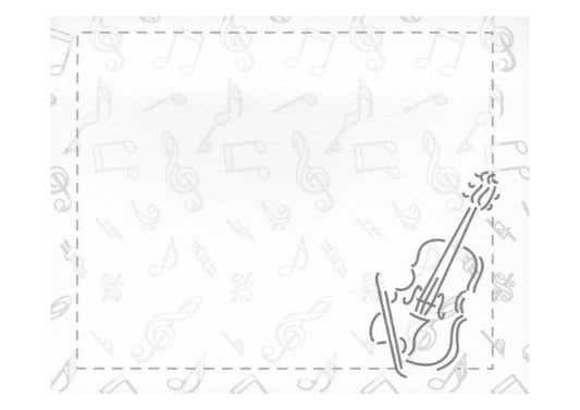 Violin Viola novelty music themed mini sticky notepad notebook 40pg 9cm X 7.2cm
