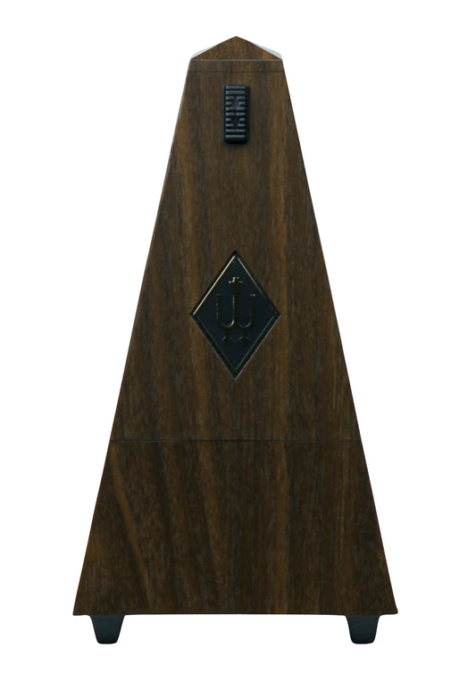 Wittner 845131 plastic pyramid pendulum mechanical metronome walnut finish